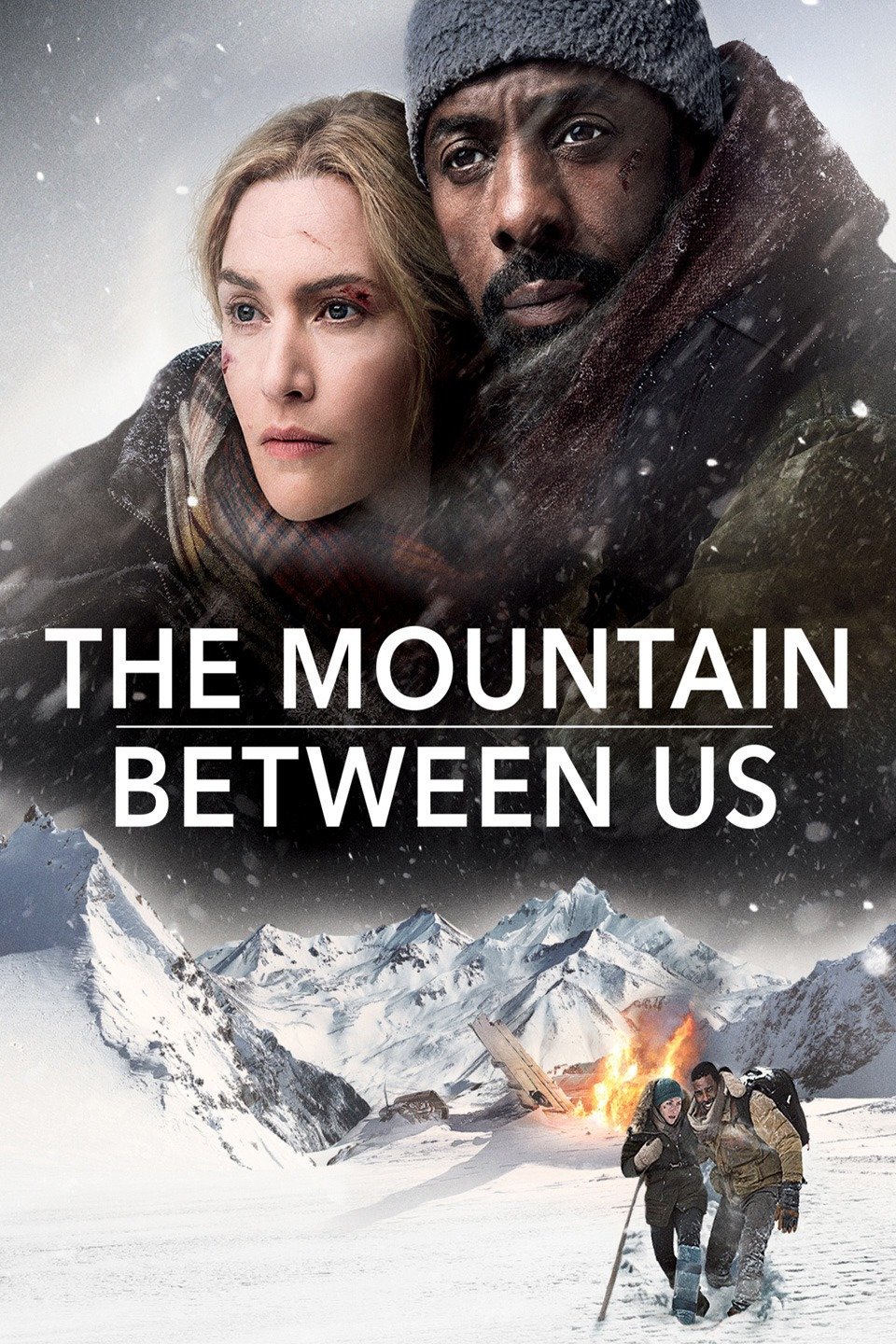 The Mountain Between Us movie poster featuring a captivating January adventure.