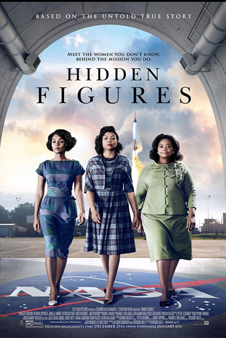 The poster for hidden figures.